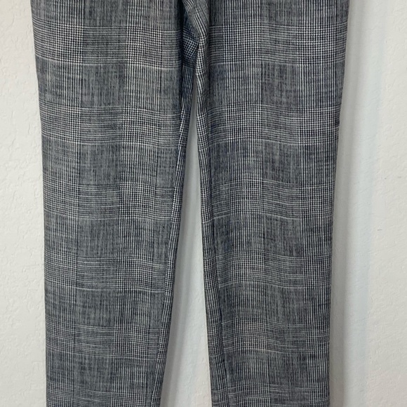 Rebecca Taylor Notch Plaid High Waisted Glen Pants - Picture 4 of 11